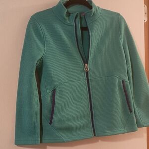 Spyder Teal Fleece Jacket with Pink Tag